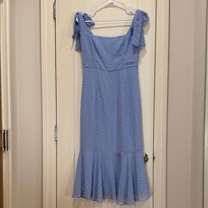 Lulu's Light Blue Midi Dress
